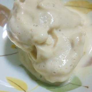簡単、バナナの牛乳アイス